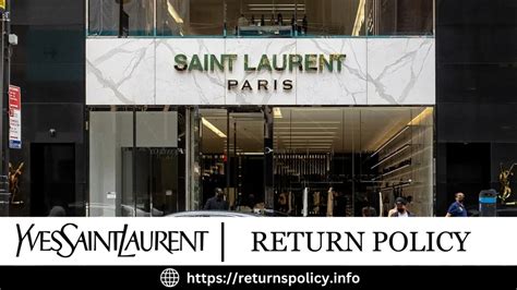 yves saint laurent exchange policy|ysl gift card returns.